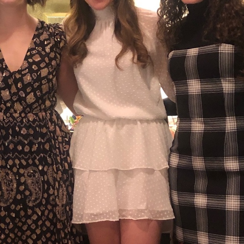 Yumi Kim Swiss Dot White Dress - image 2